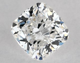 GIA 0.51 Carat F-SI1 Ideal Cut Cushion Modified Diamond